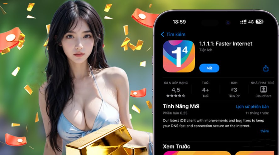 Hình ảnh quảng cáo của zowin hiển thị nền tảng và các lợi ích